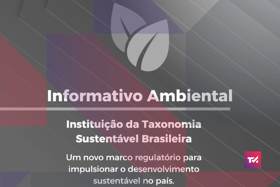Foto Instituição da Taxonomia Sustentável Brasileira